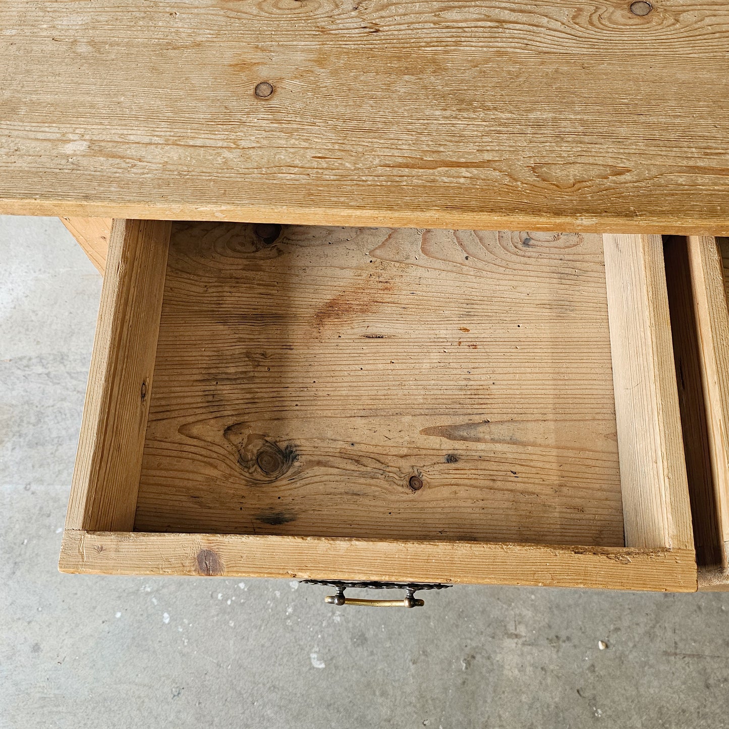 Antique English Pine Kitchen Dresser (Hutch) - Circa 1880