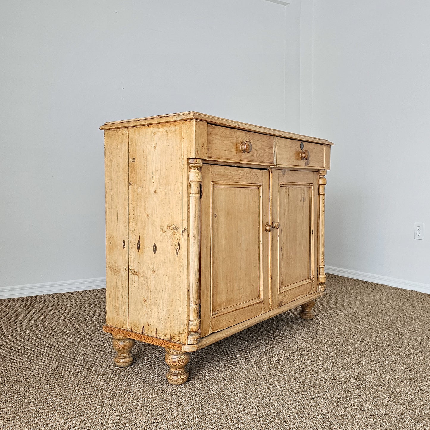 Antique English Pine Cupboard | Circa 1880