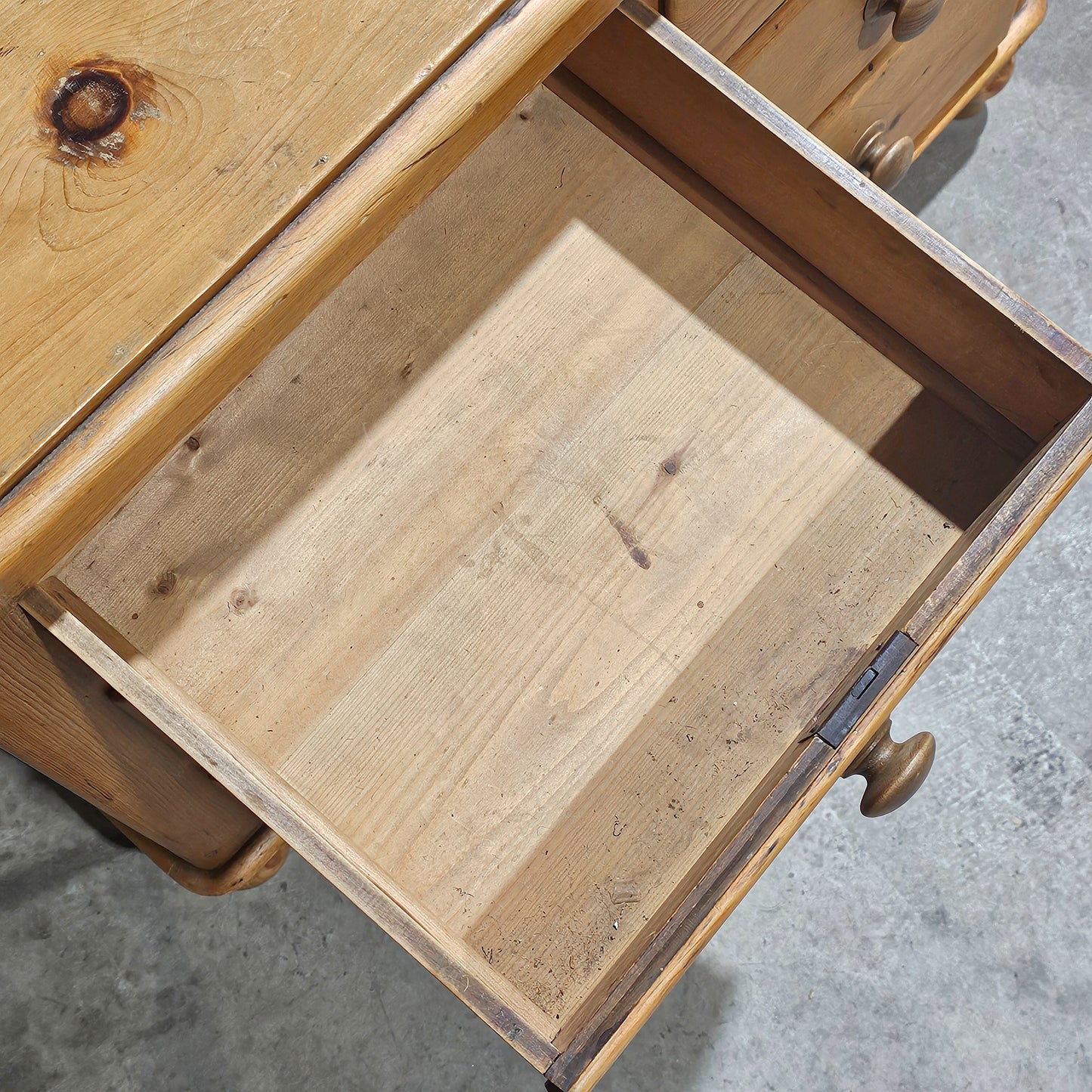 Petite Antique English Pine Chest of Drawers - Circa 1870