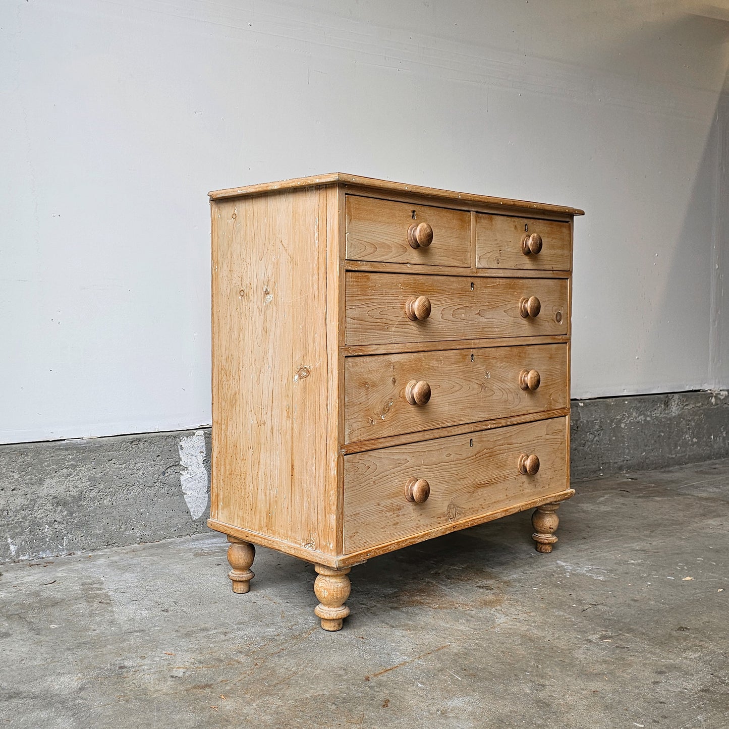 Antique English Pine Dresser- Circa 1870
