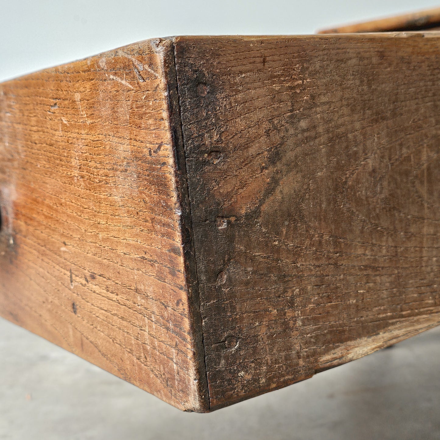 Antique French Chestnut Coffee Table - Circa 1890