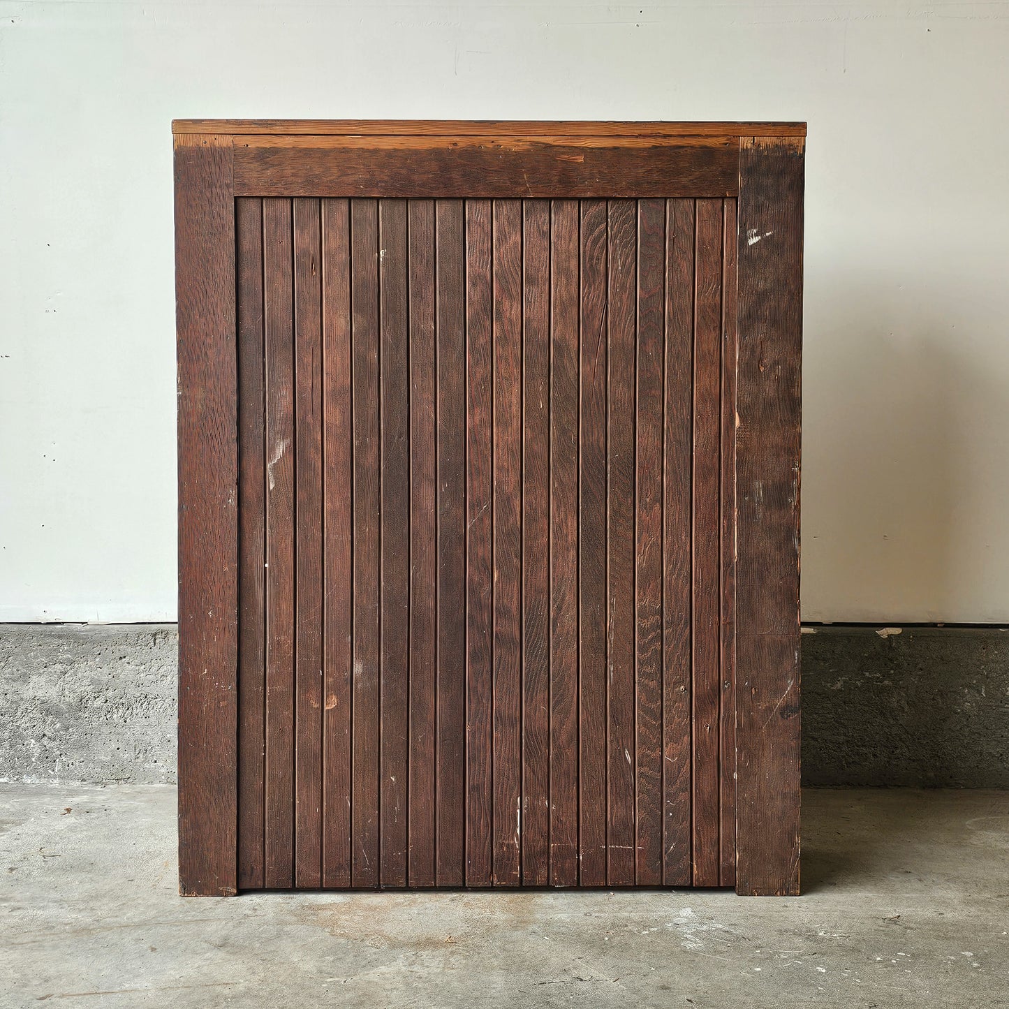 Antique Fir Open Bookcase