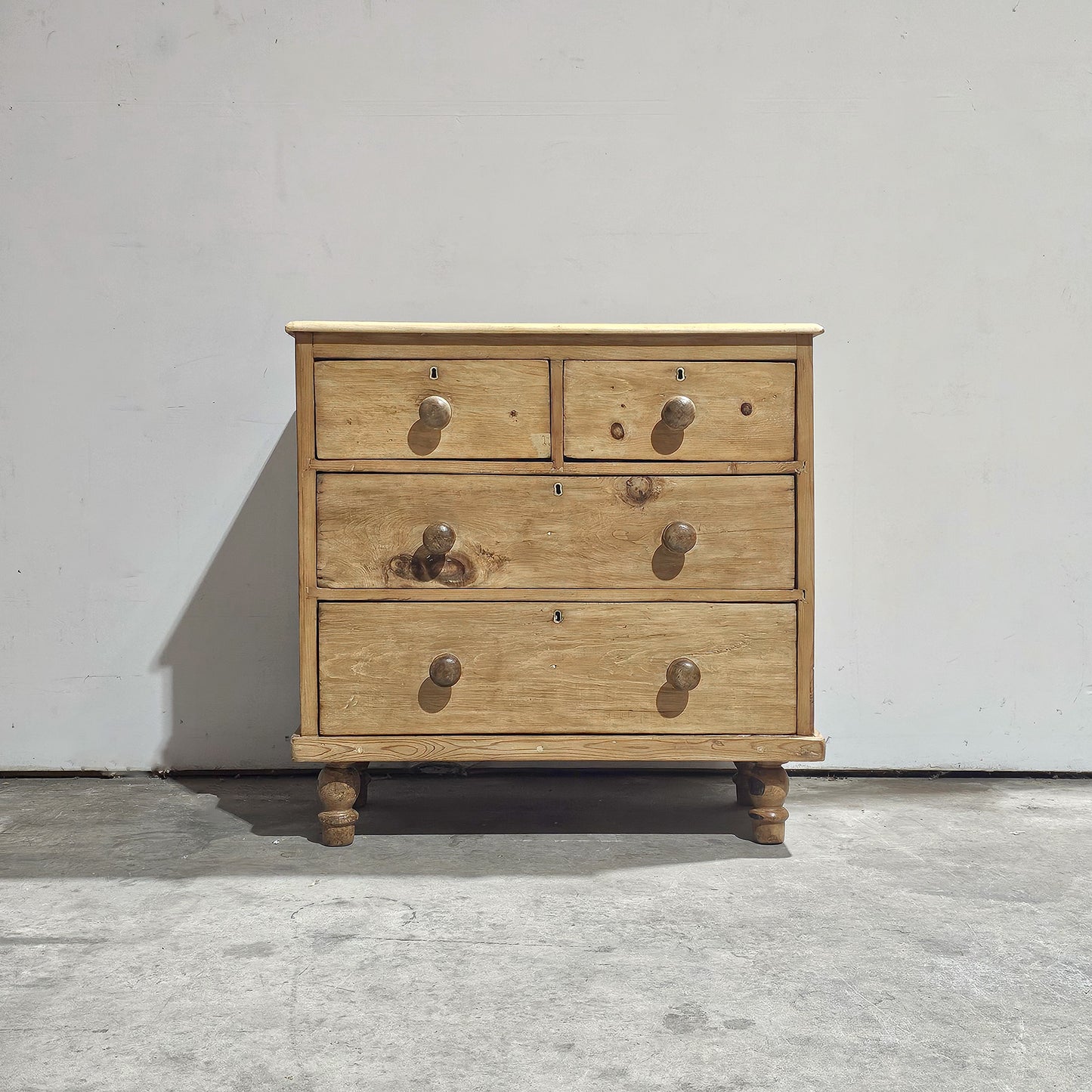 Antique English Pine Petite Dresser or Nightstand - Circa 1870