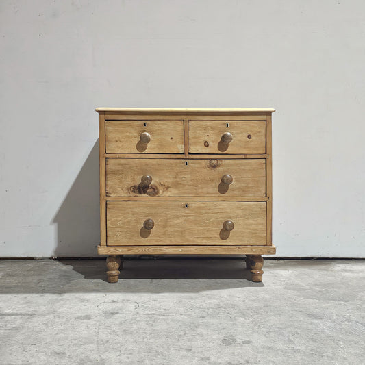 Antique English Pine Petite Dresser or Nightstand - Circa 1870