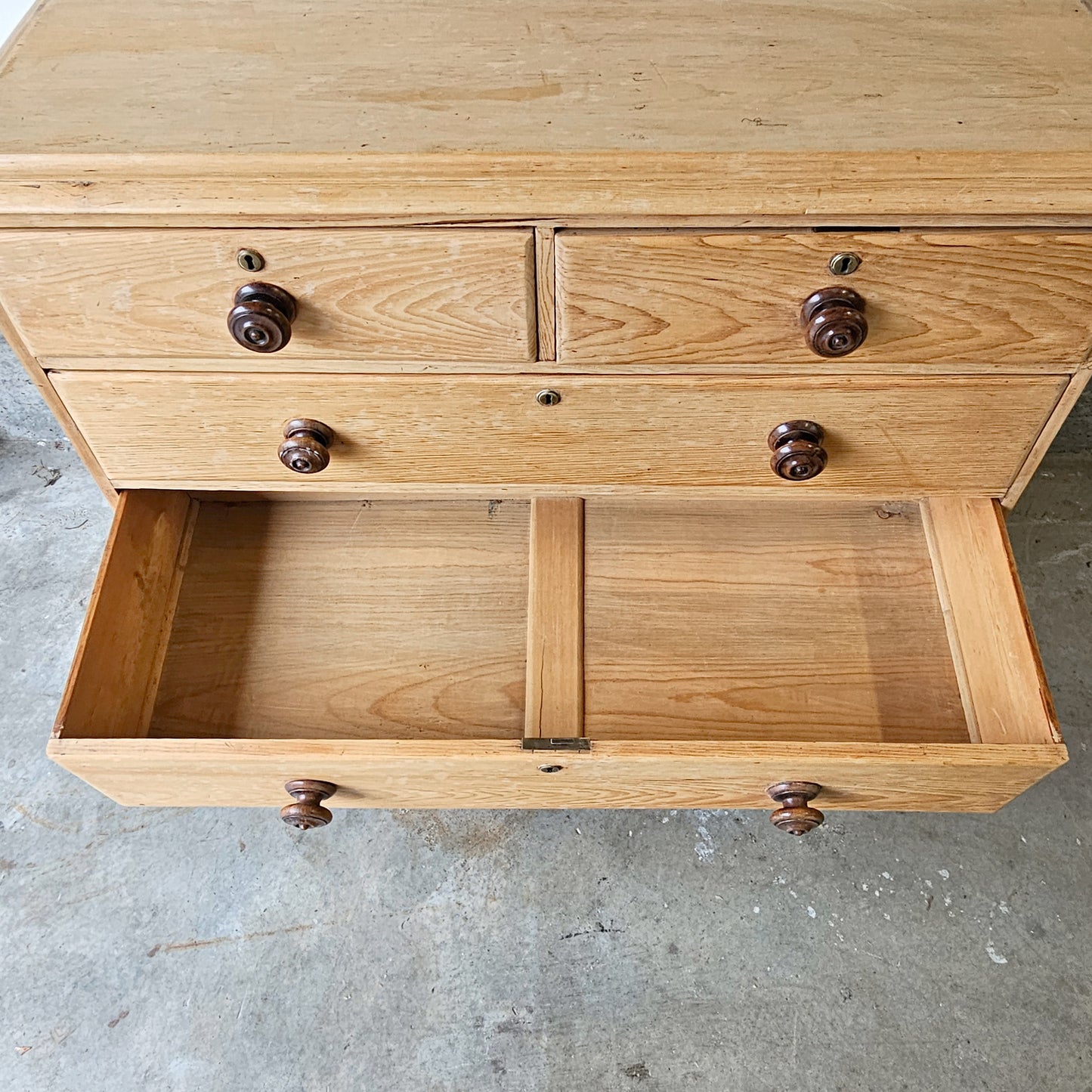 Antique English Pine Dresser - Circa 1880