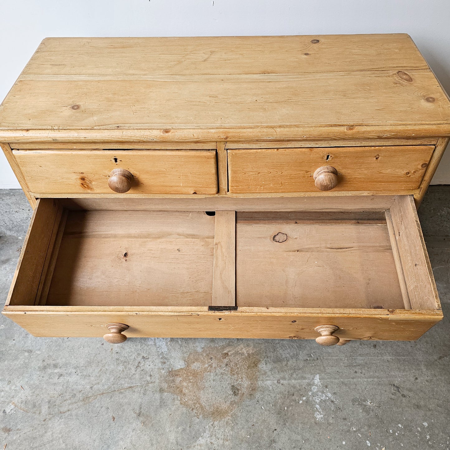 Antique English Pine Dresser - Circa 1880