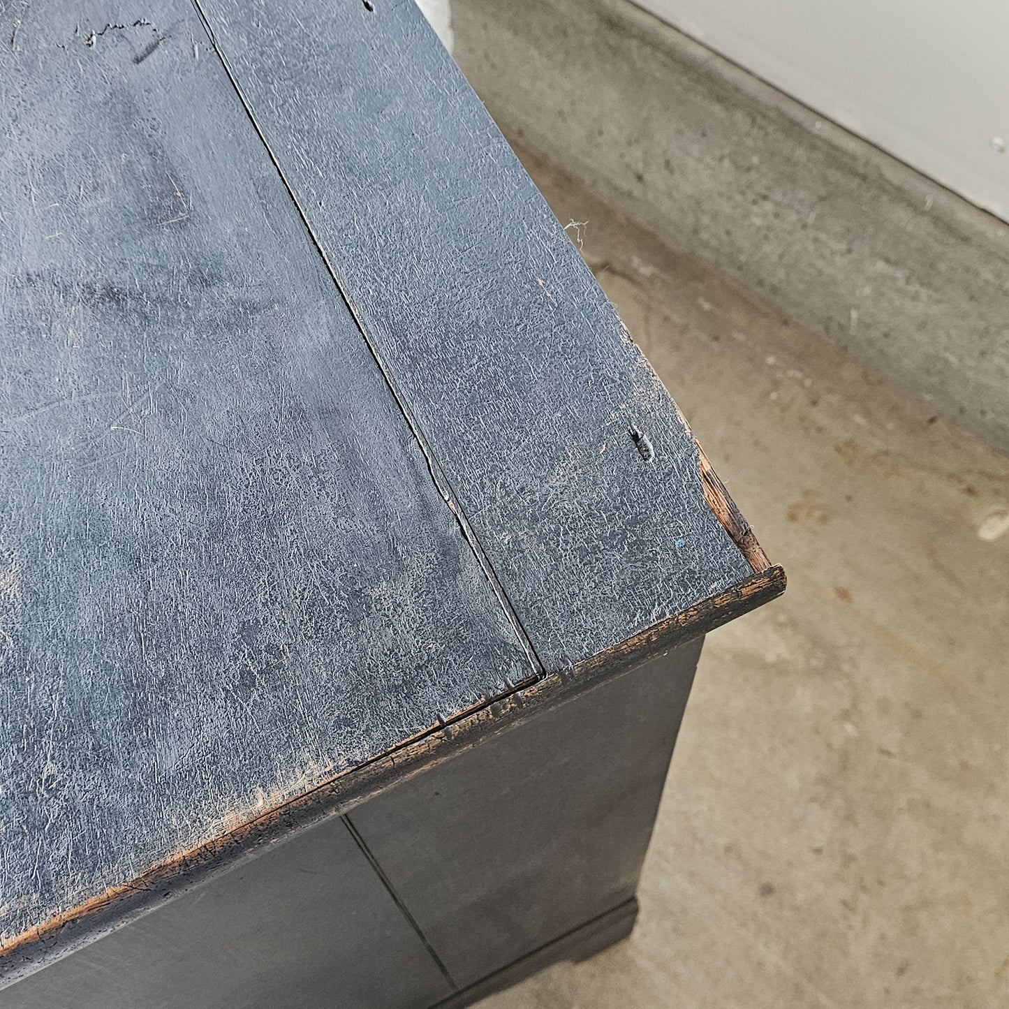 Antique Ebonized Pine Chest of Drawers - Circa 1830