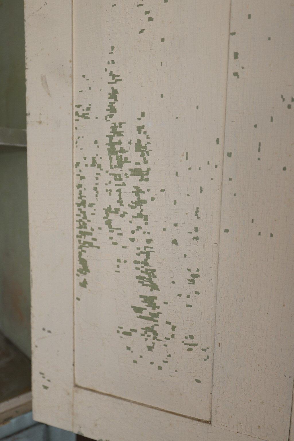 Primitive Painted Farm Cabinet