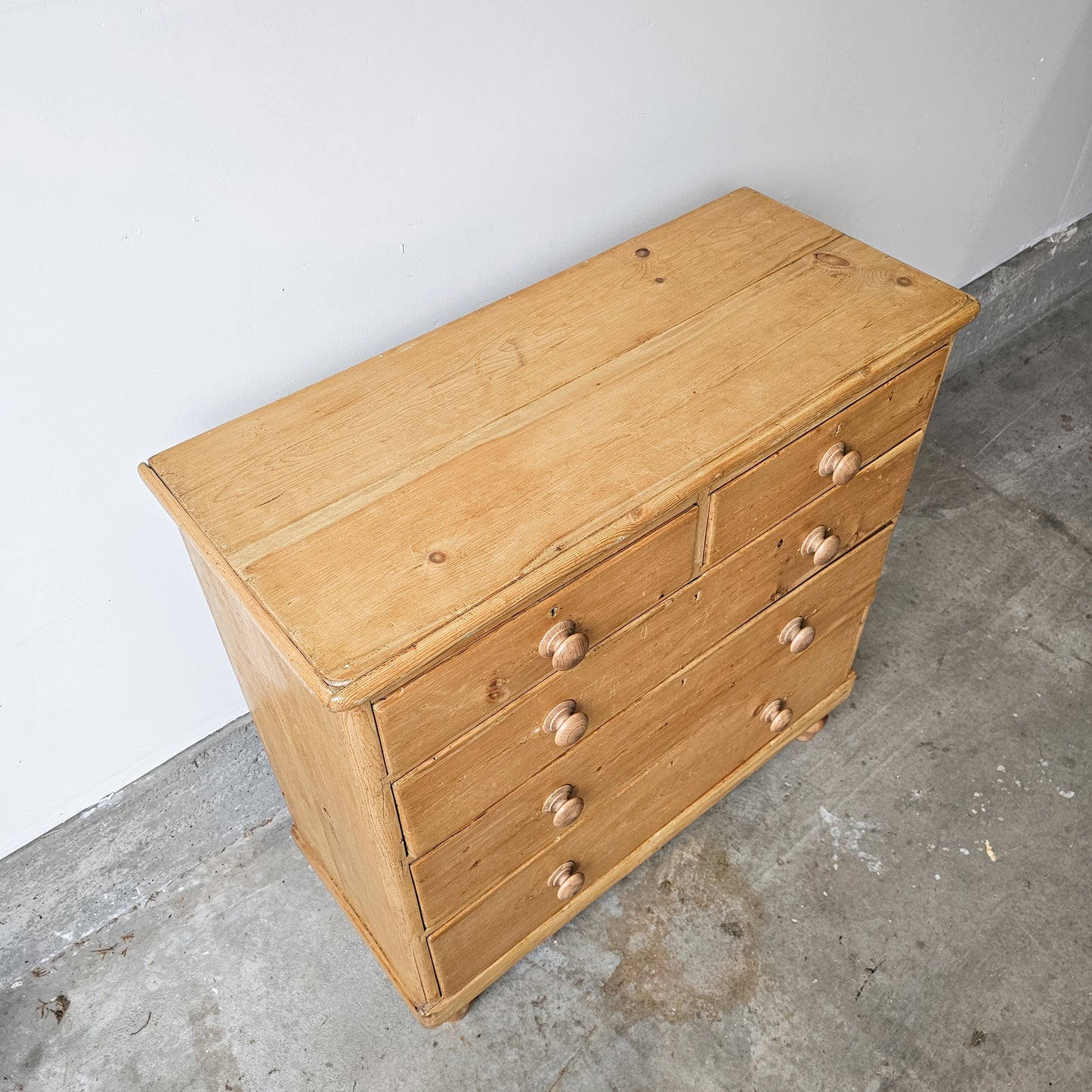 Antique English Pine Dresser - Circa 1880