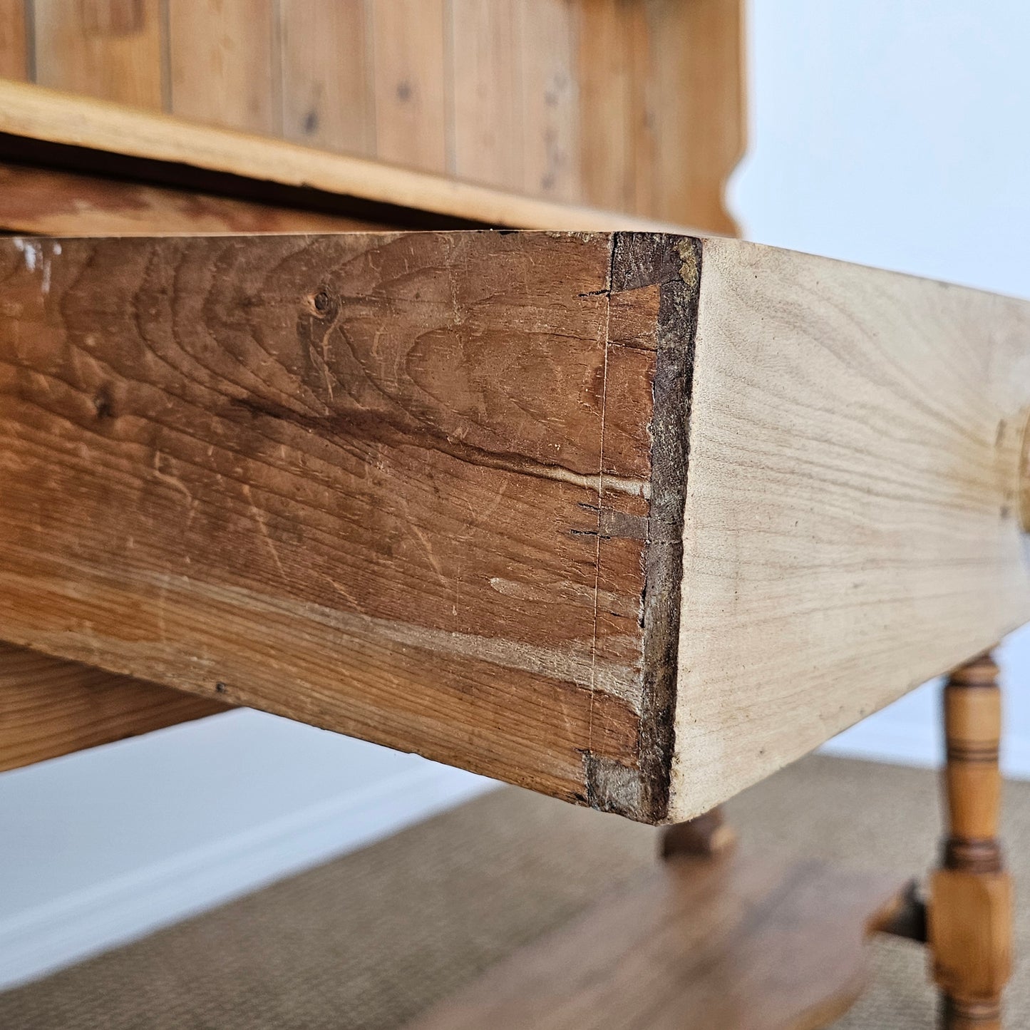 Antique English Pine Welsh Dresser - Circa 1890