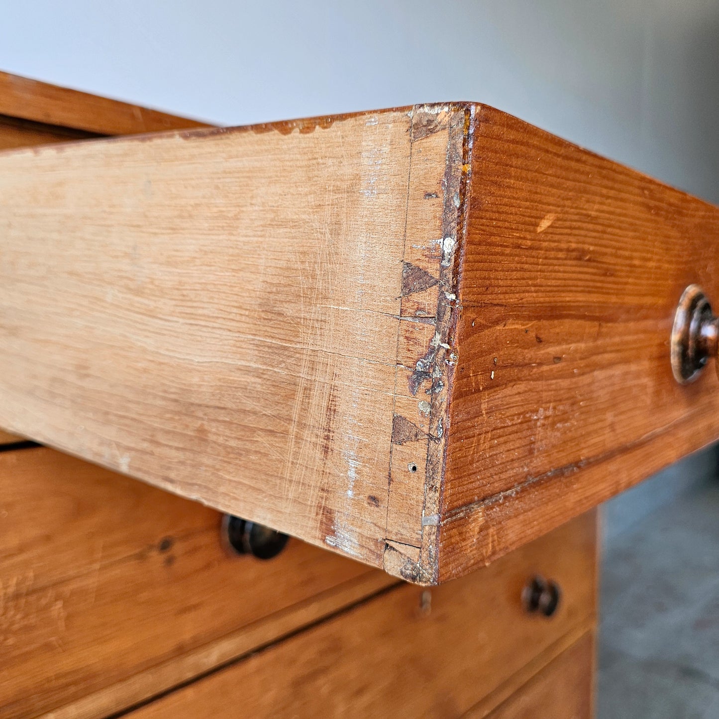 Antique English Pine Dresser - Circa 1870