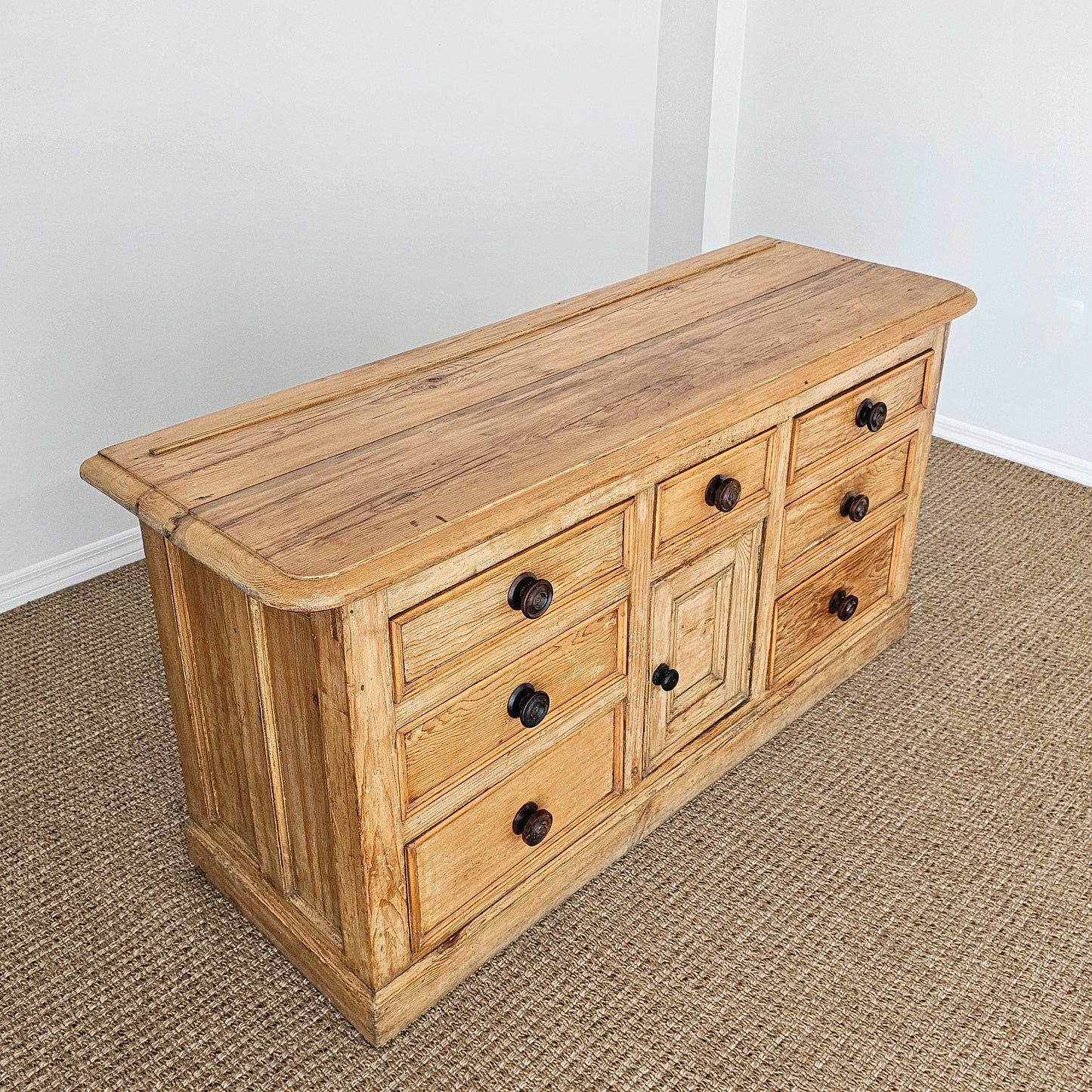 Antique English Pine Sideboard | Circa 1880