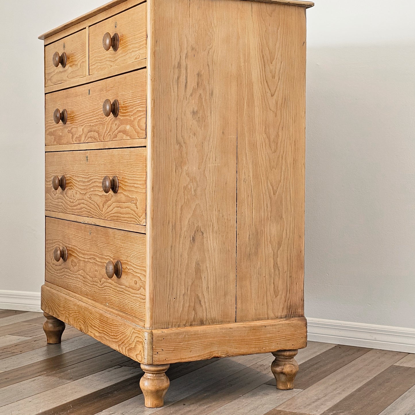Antique English Pine Dresser - Circa 1880
