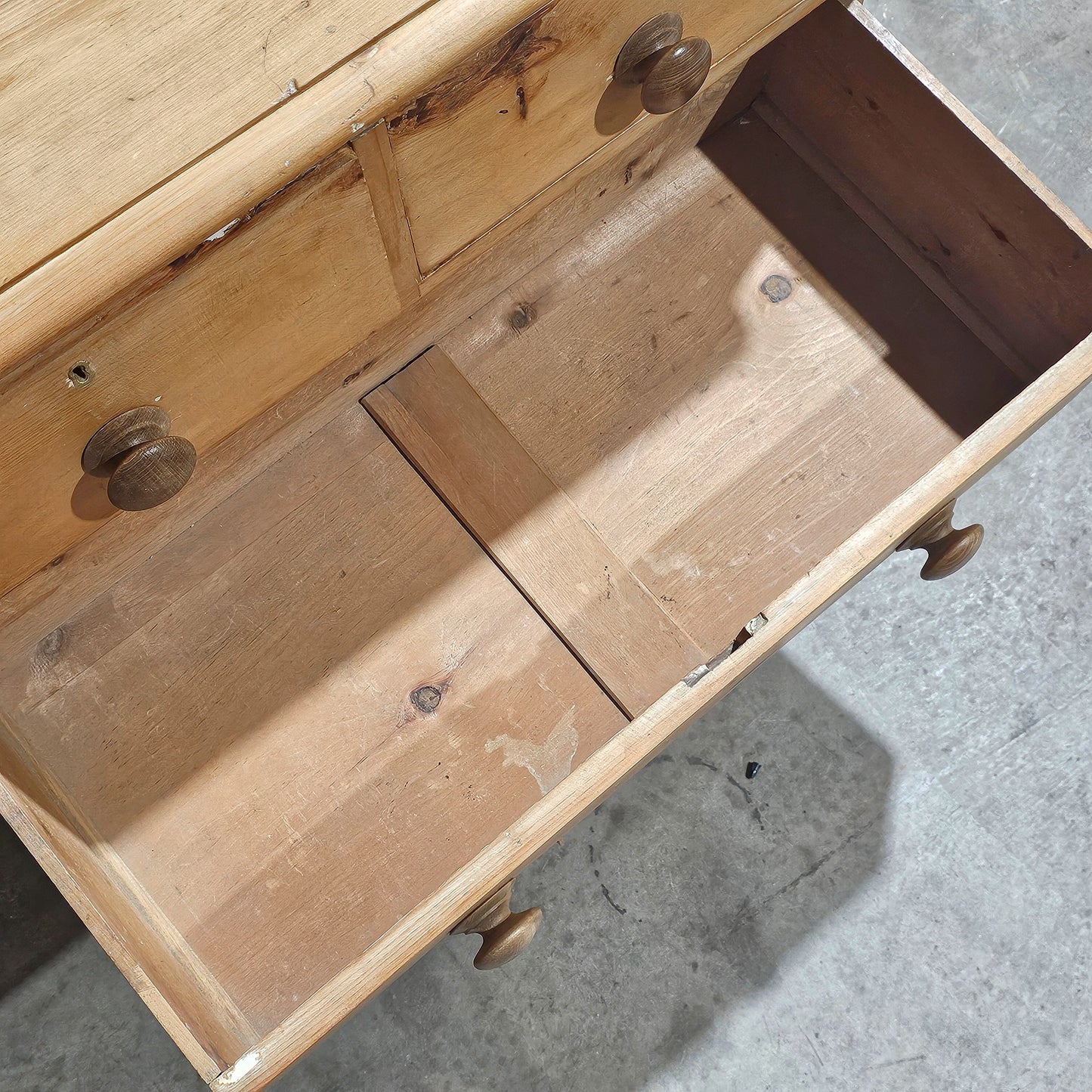 Antique English Pine Petite Dresser or Nightstand- Circa 1890
