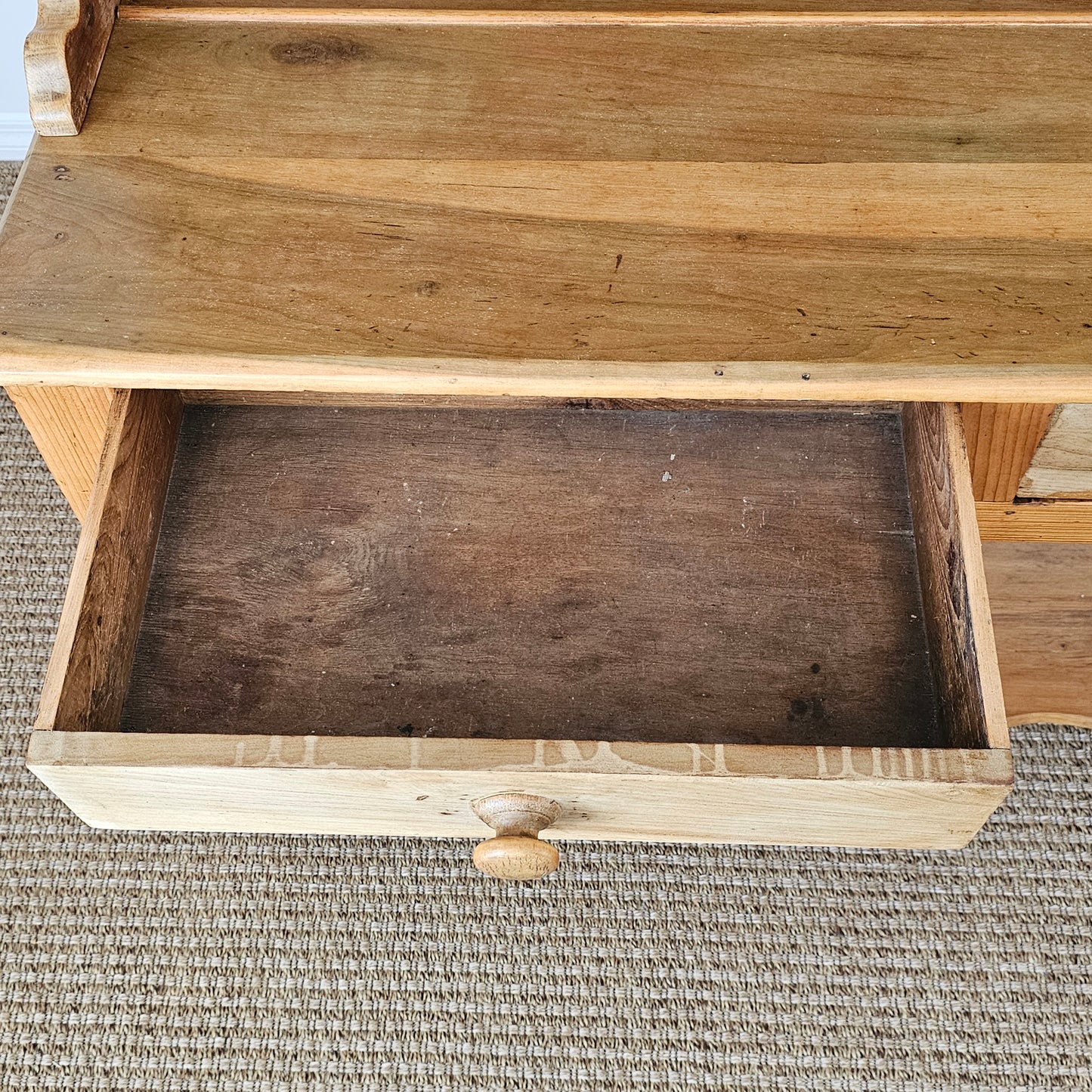 Antique English Pine Welsh Dresser - Circa 1890