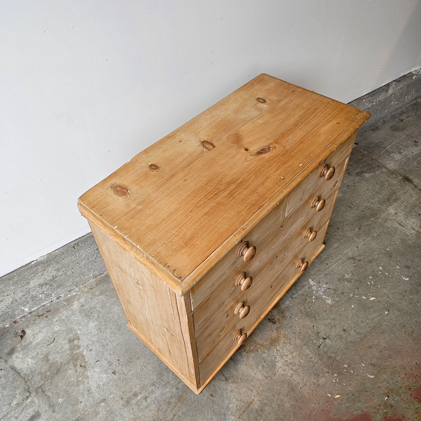 Antique English Pine Dresser- Circa 1870