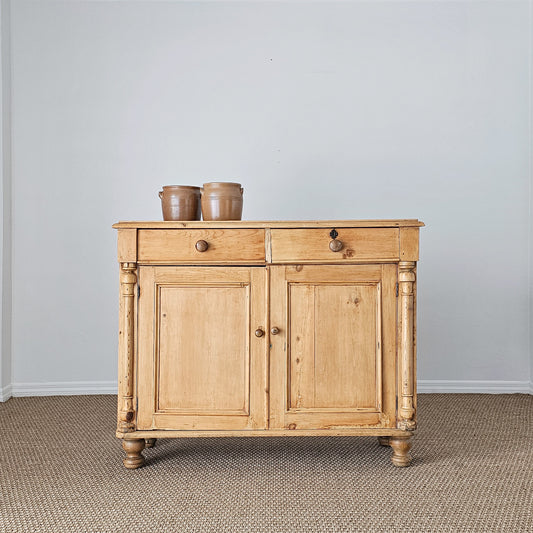 Antique English Pine Cupboard | Circa 1880
