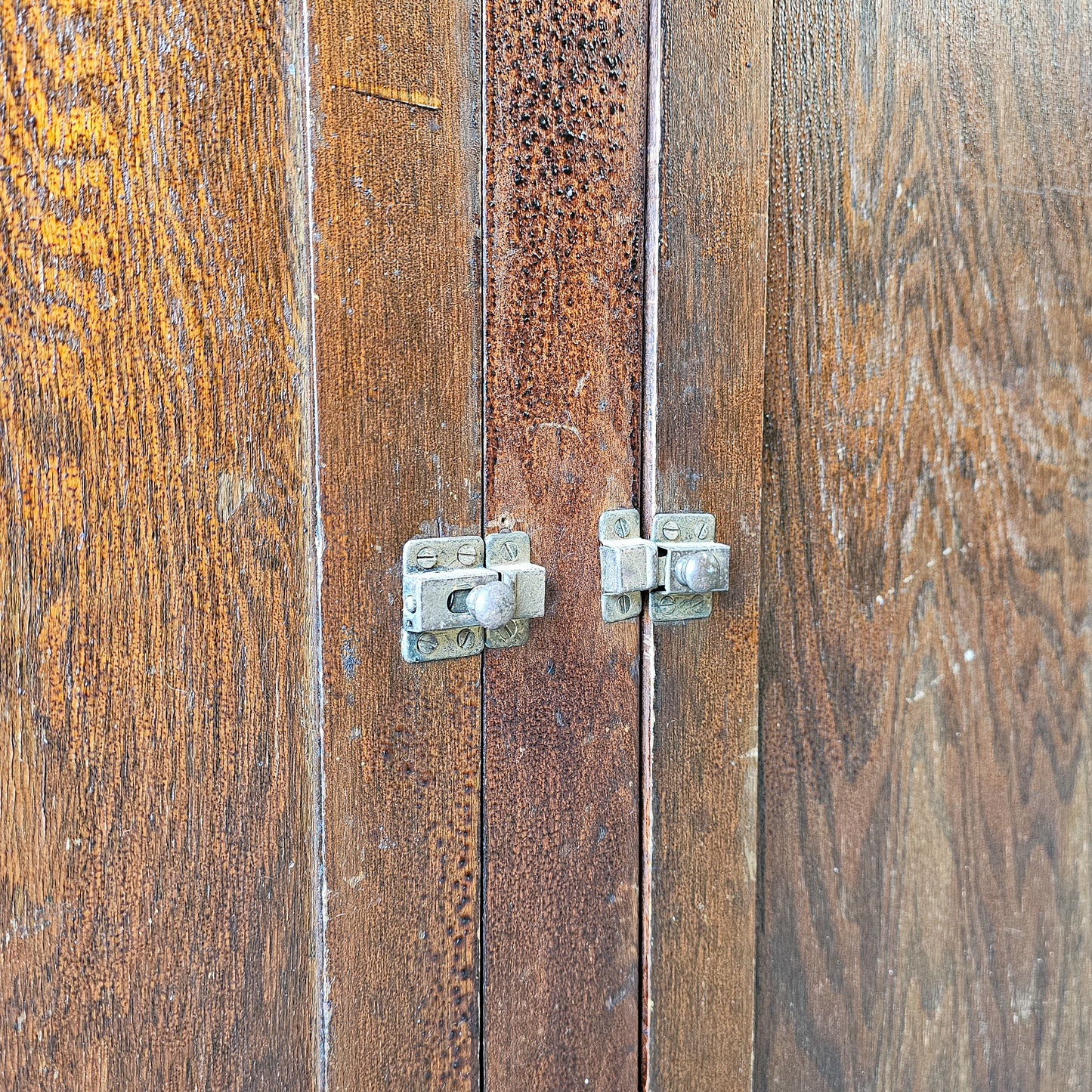 Antique Fir Cabinet on wheels