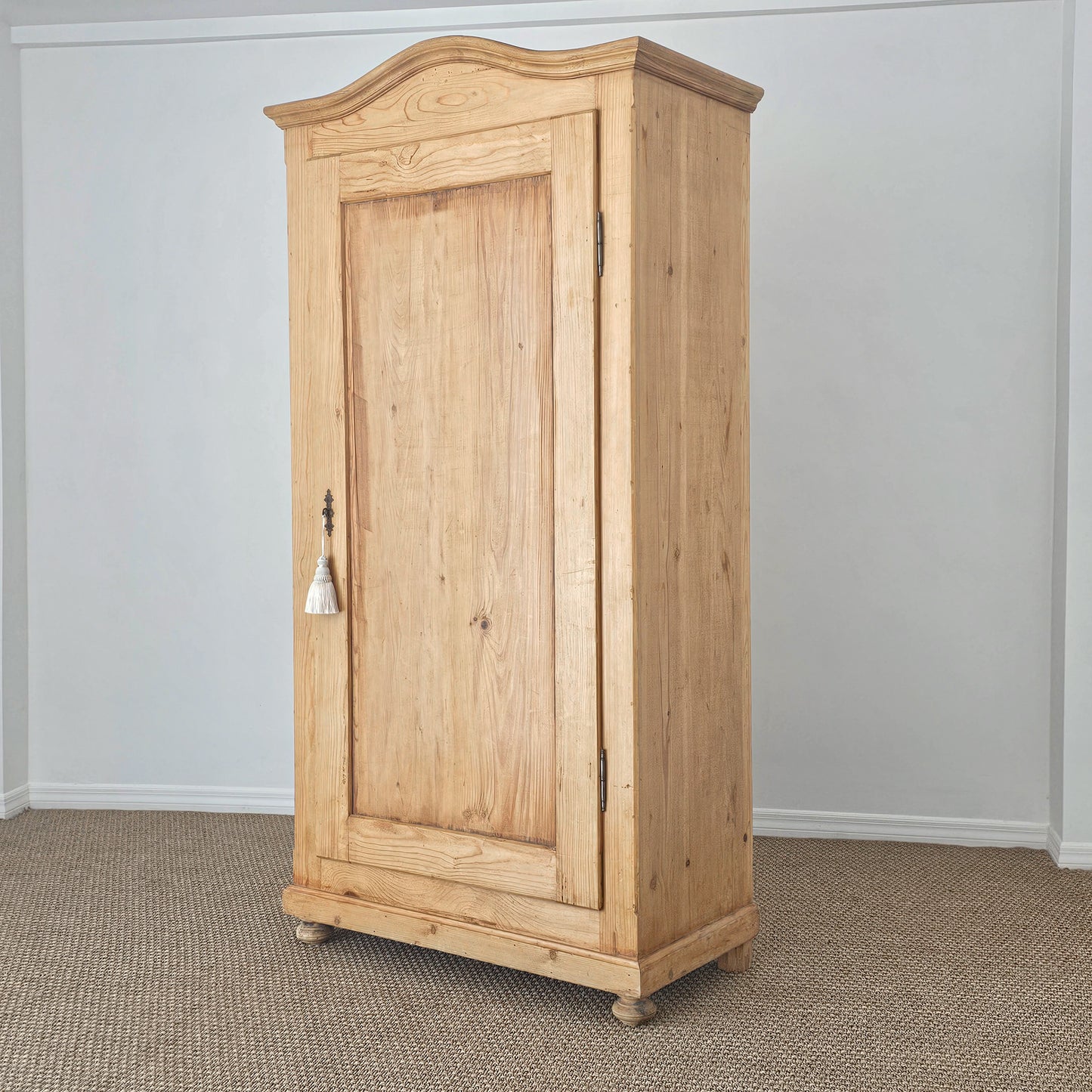 Antique English Pine Single Door Cupboard