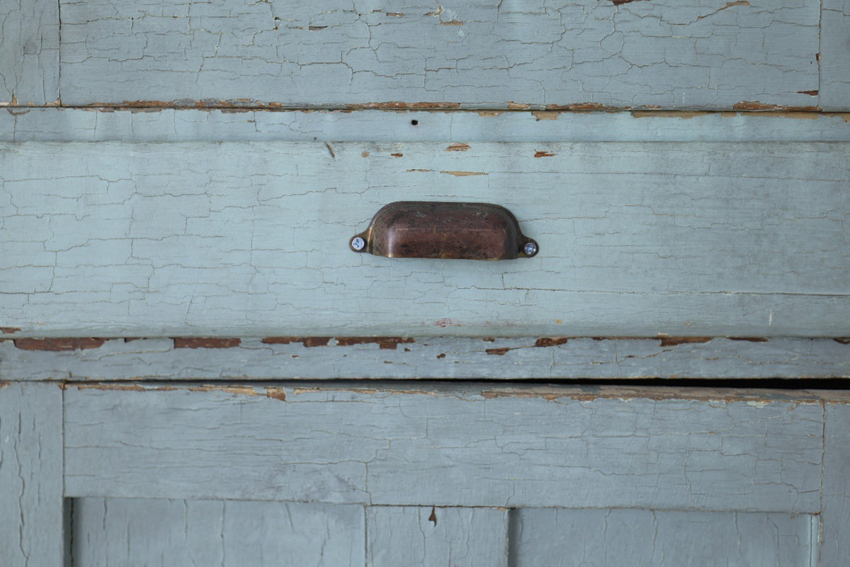 Primitive Painted Farm Cabinet