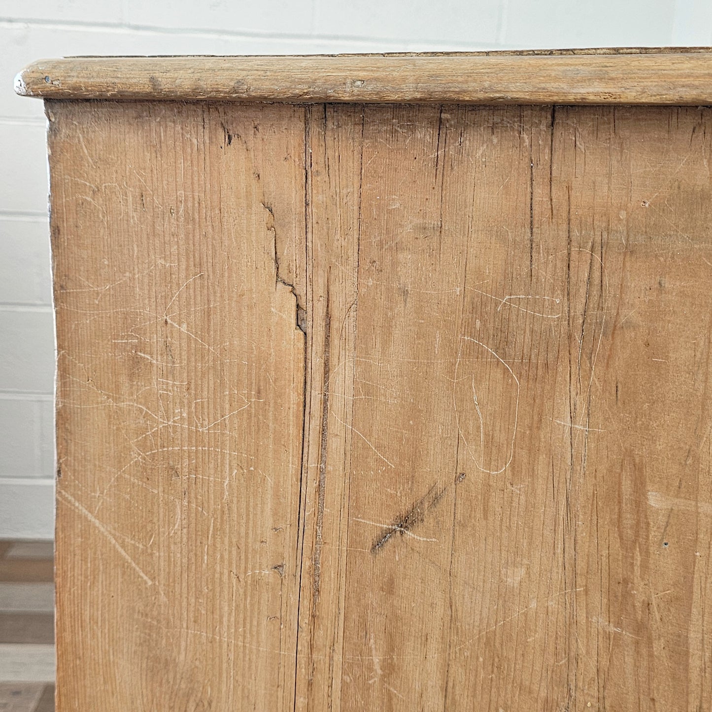 Antique English Pine Chest of Drawers (Dresser) - Circa 1880