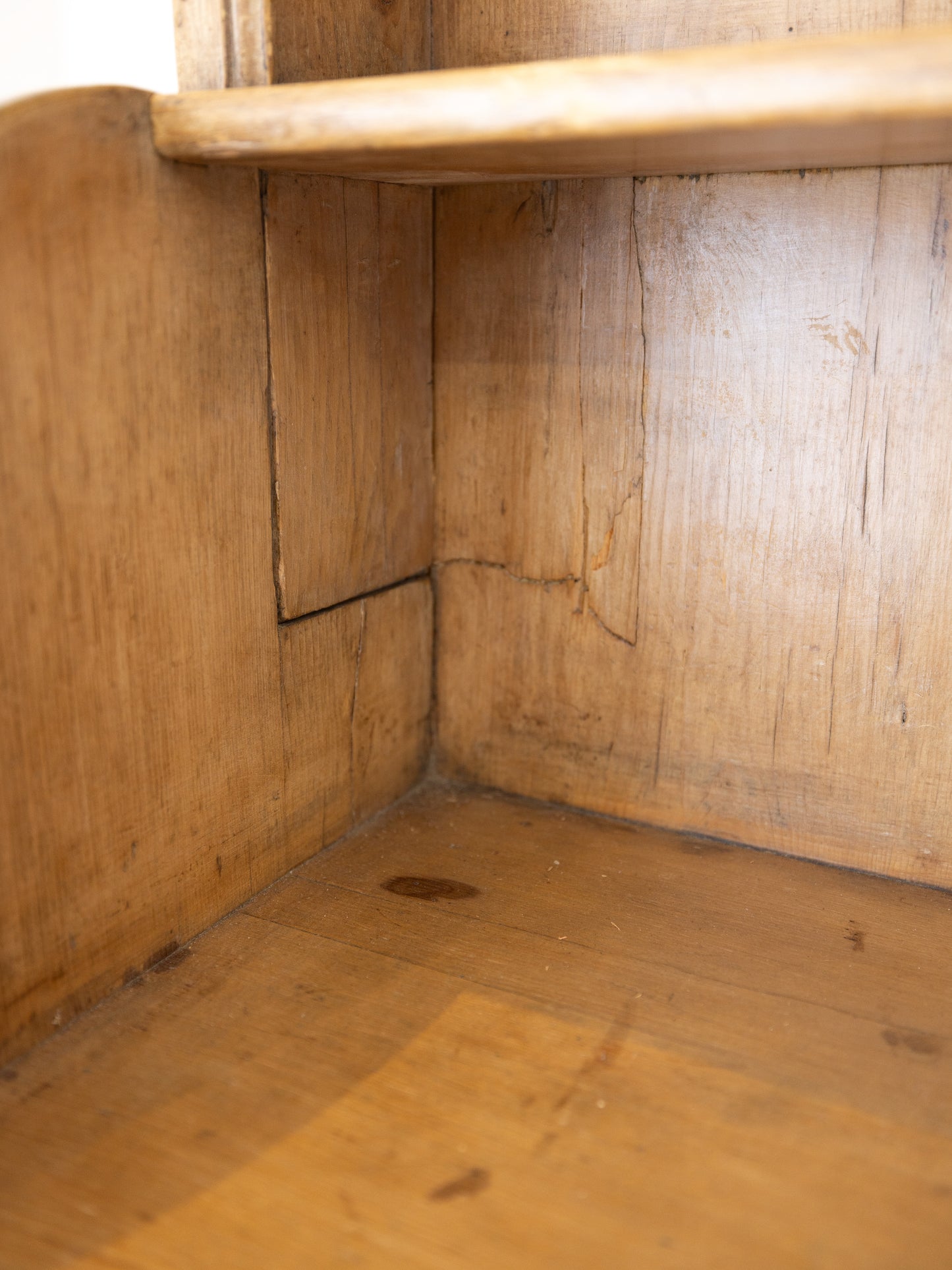 Antique English Pine Kitchen Dresser - Circa 1860
