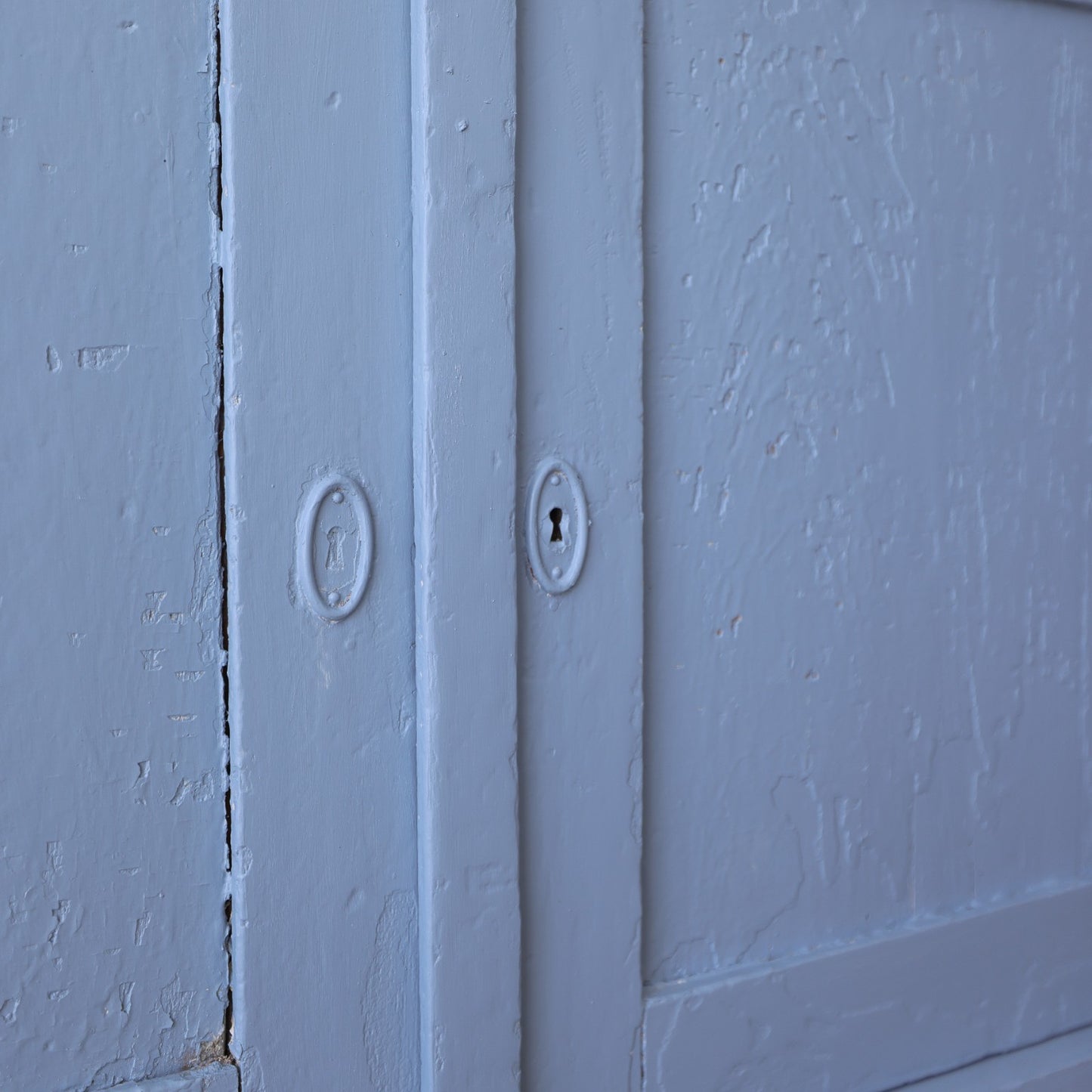 Antique Painted Pine Cupboard