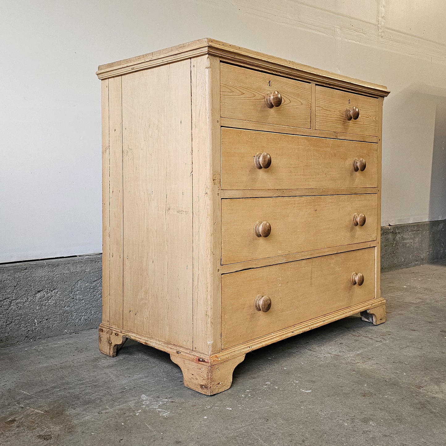 Antique English Pine Dresser - Circa 1870