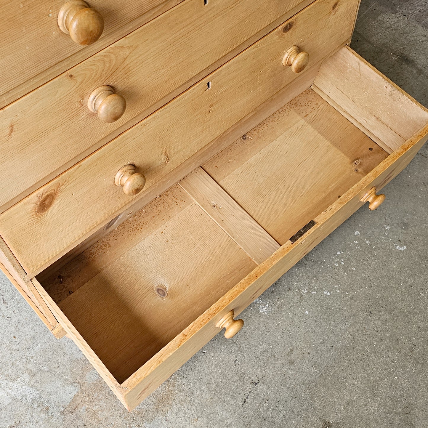 Antique English Pine Dresser - Circa 1870