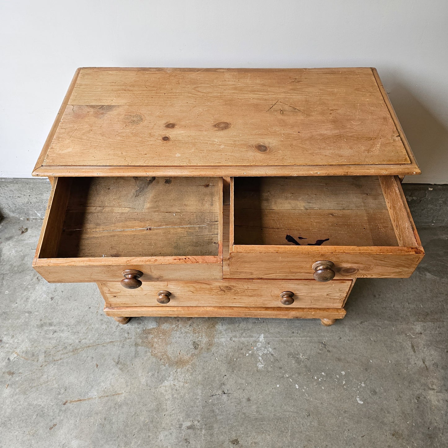 Antique English Pine Dresser - circa 1870