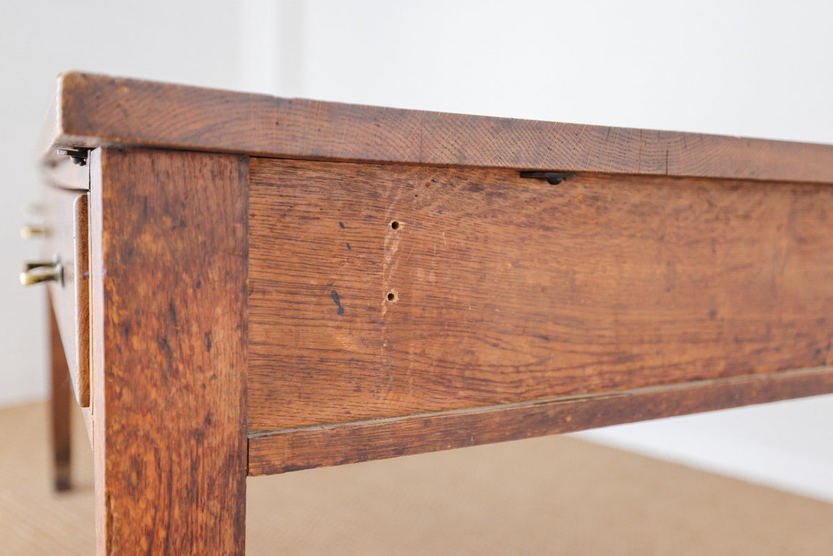 Antique Oak Library Table/Desk | C. 1900-1920
