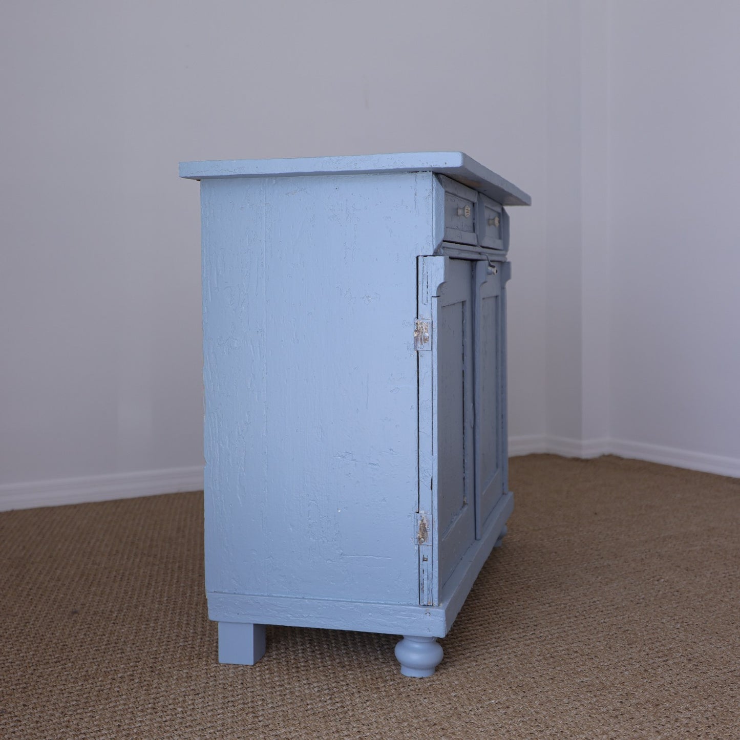 Antique Painted Pine Cupboard