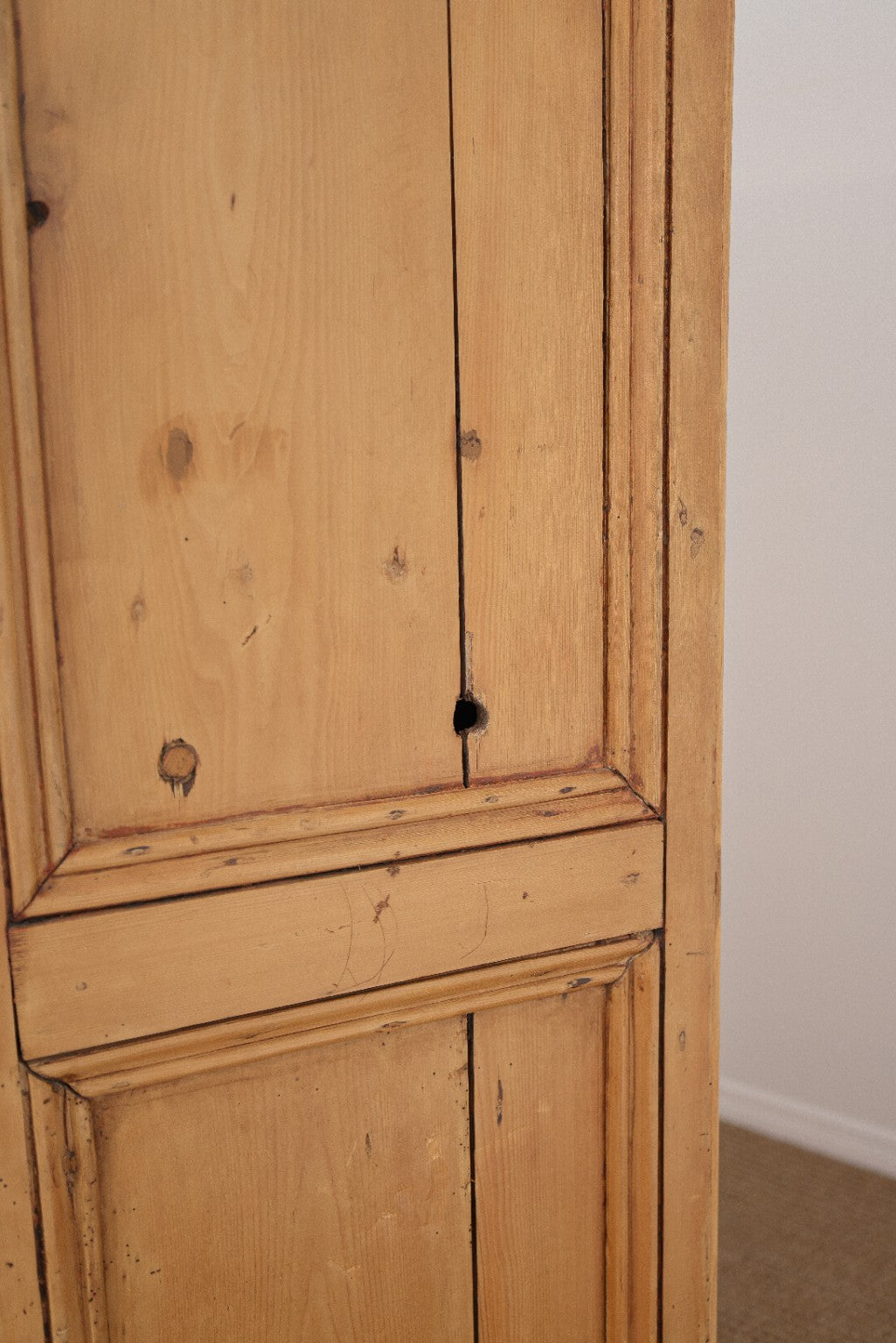 Antique English Pine Cupboard | c. Late 19th century