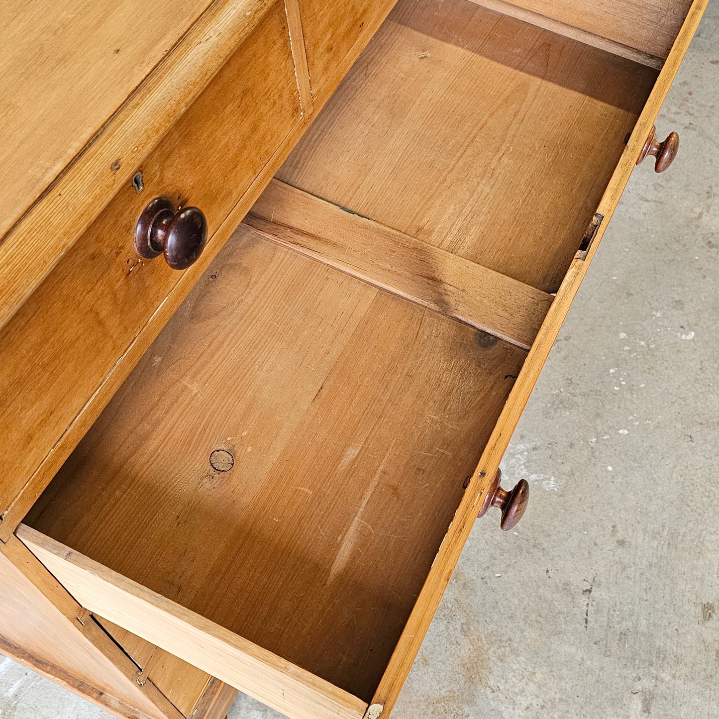 Antique English Pine Dresser - Circa 1880