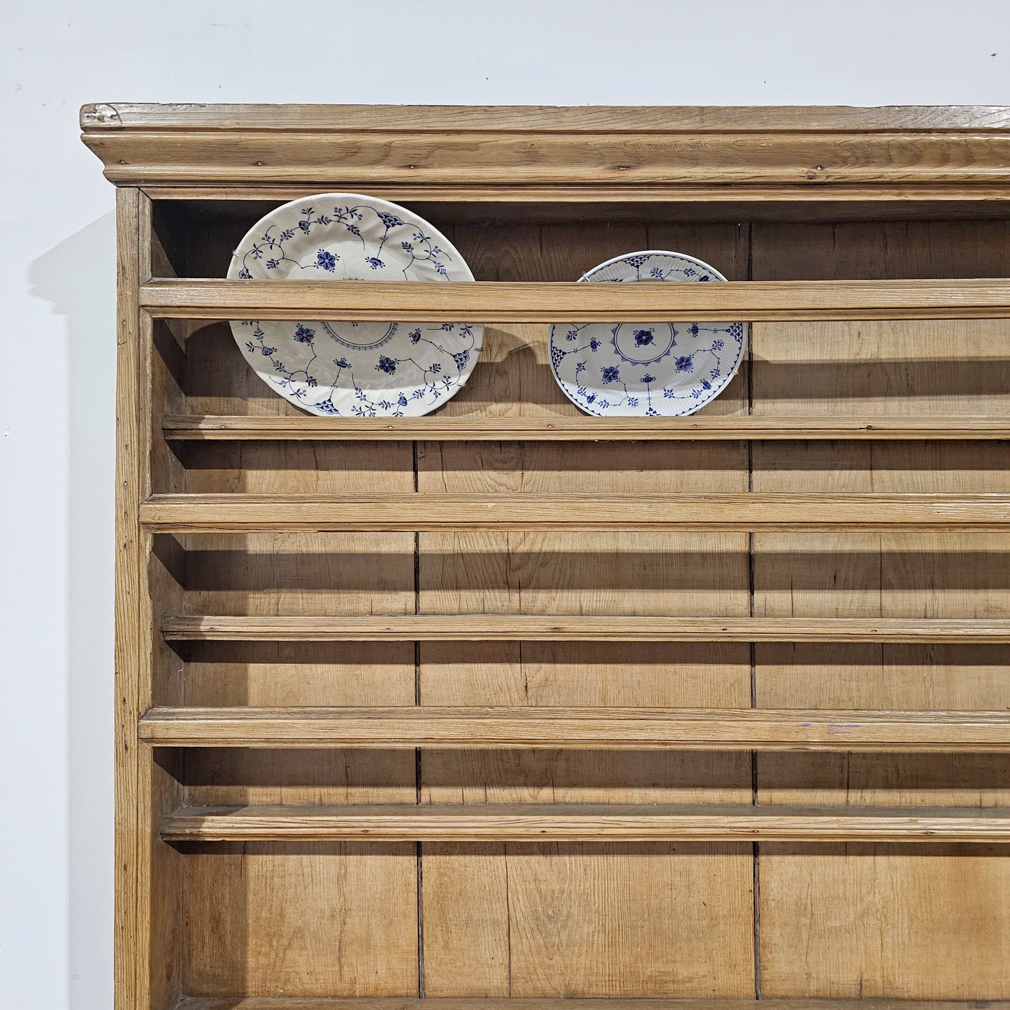 Antique English Pine Kitchen Dresser - Circa 1860