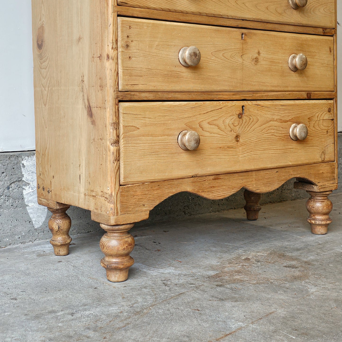 Antique English Pine Dresser - Circa 1870