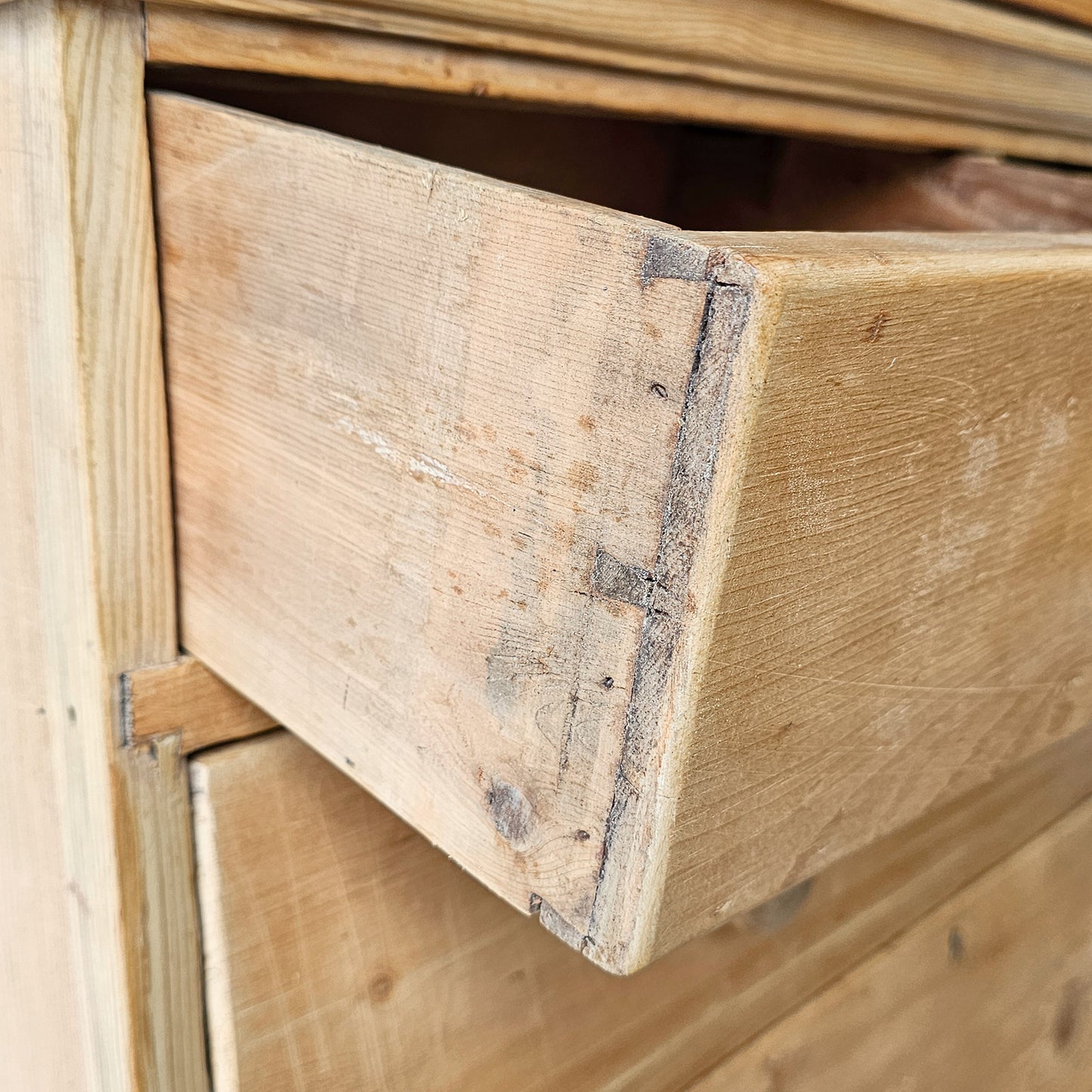 Antique English Pine Dresser - Circa 1870