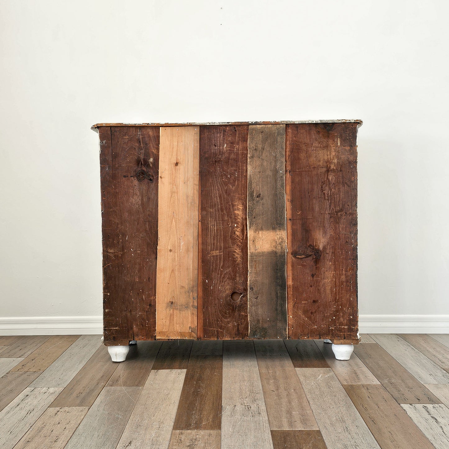 Antique English Pine Painted Dresser - Circa 1880