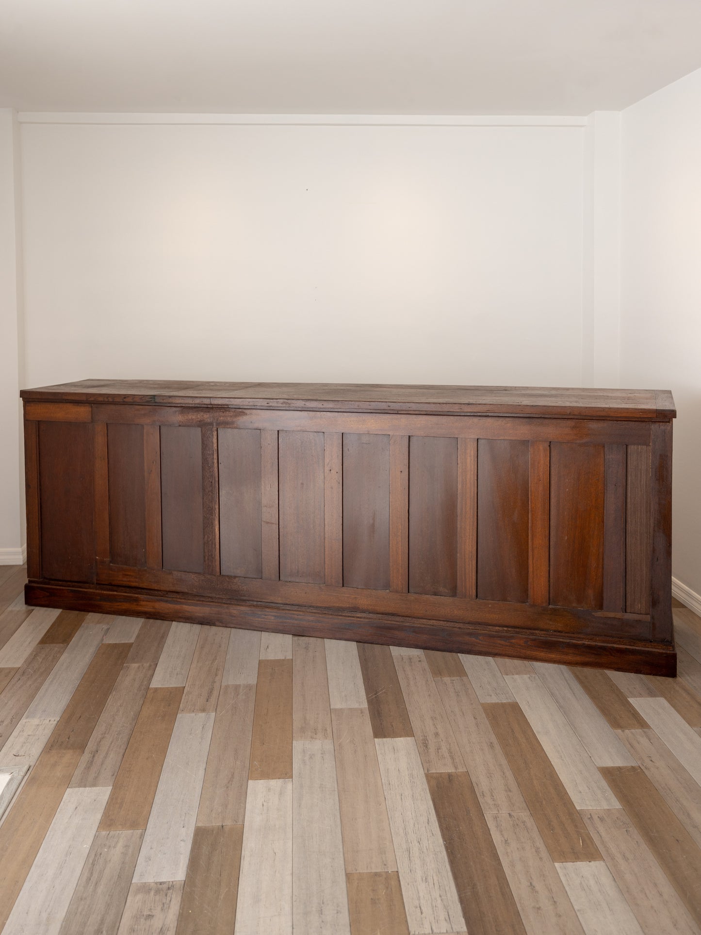 Large Antique Oak Shop Counter Cabinet - Circa Early 20th Century