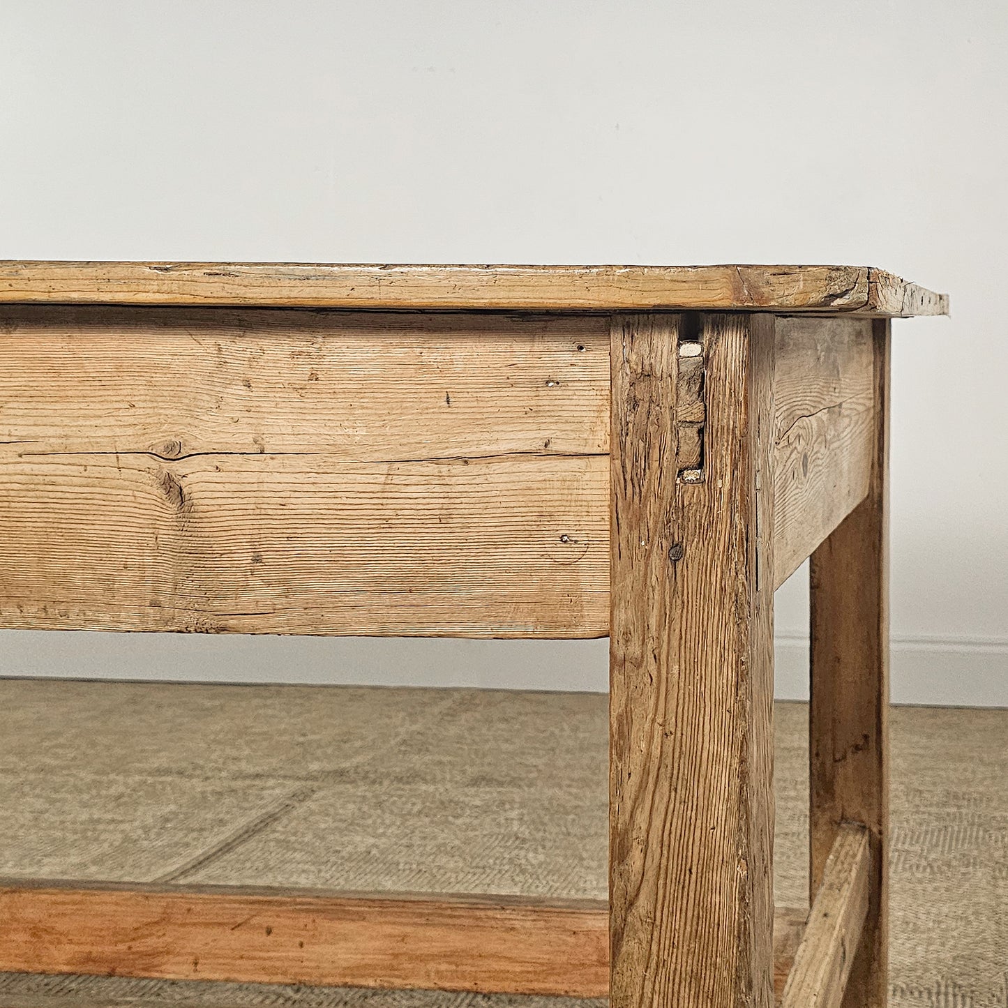 Antique Irish Pine Farmhouse Table | Circa 1870