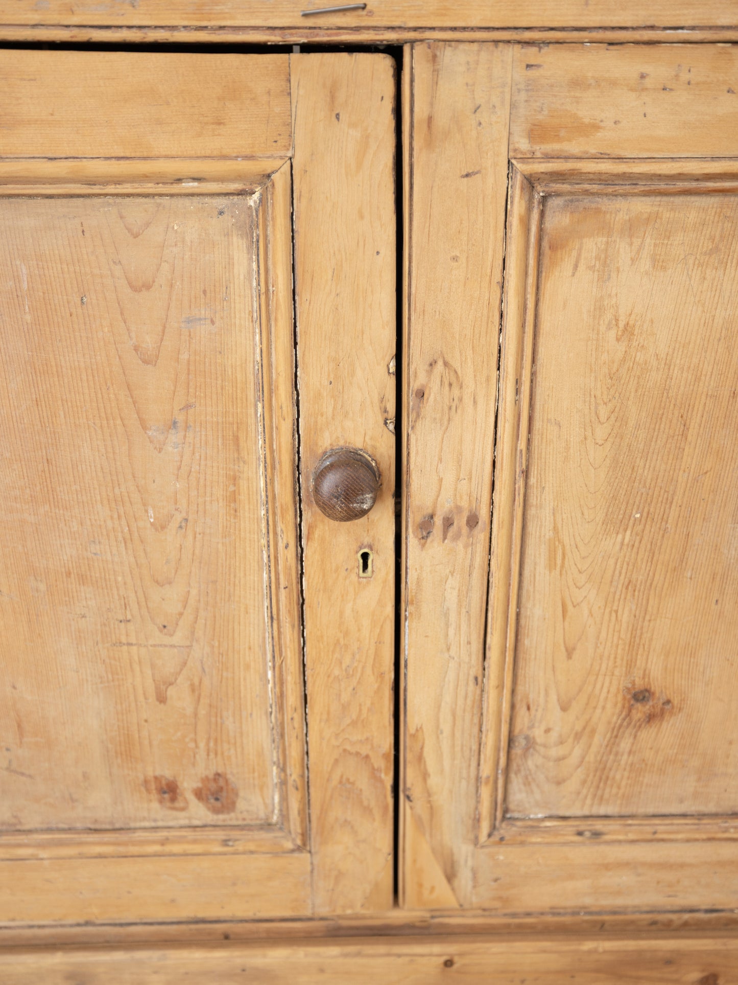 Antique English Pine Sideboard - Circa 1880