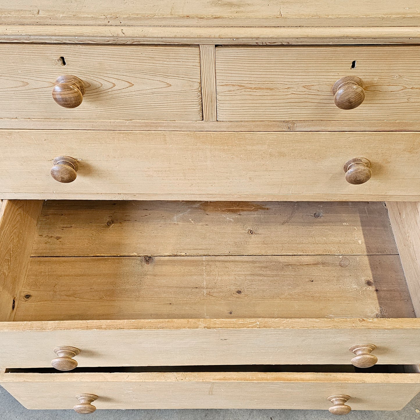 Antique English Pine Dresser - Circa 1870