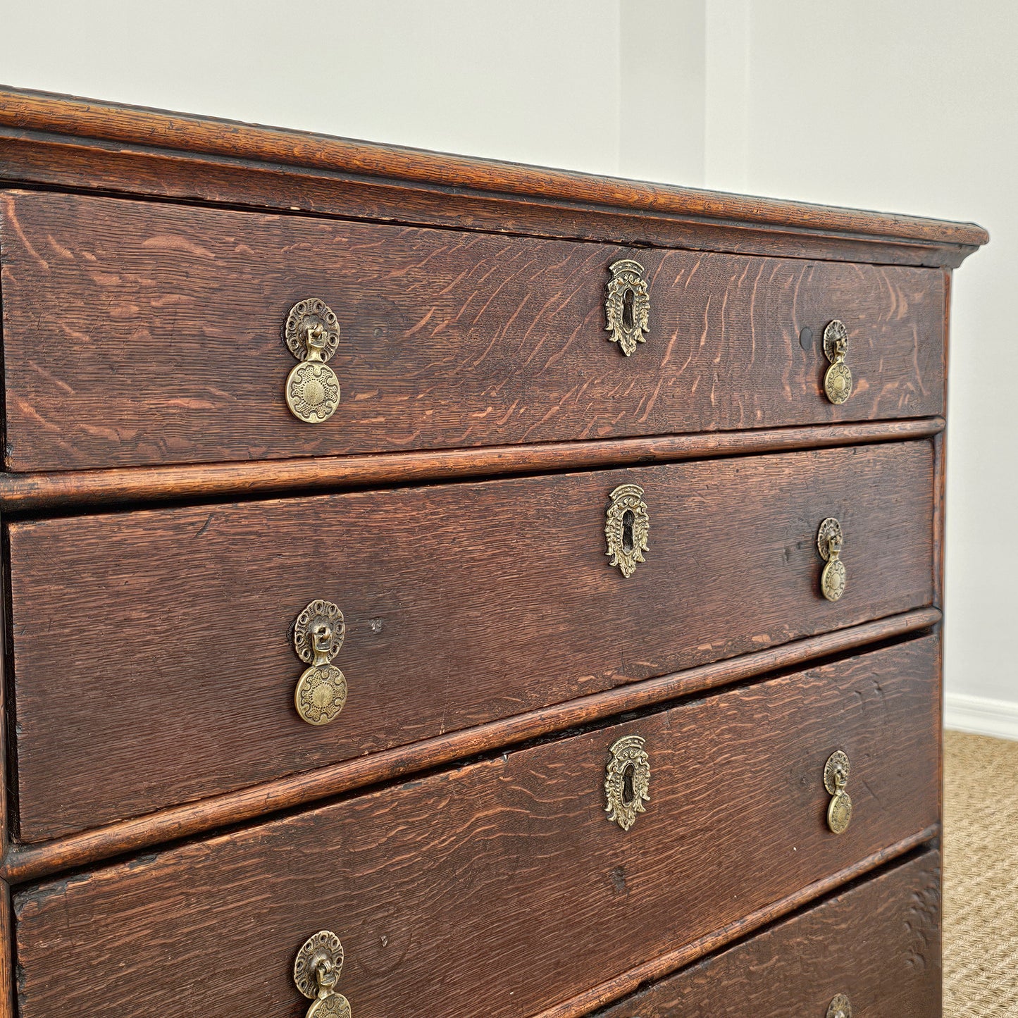 Antique English Oak Dresser - Circa 1780
