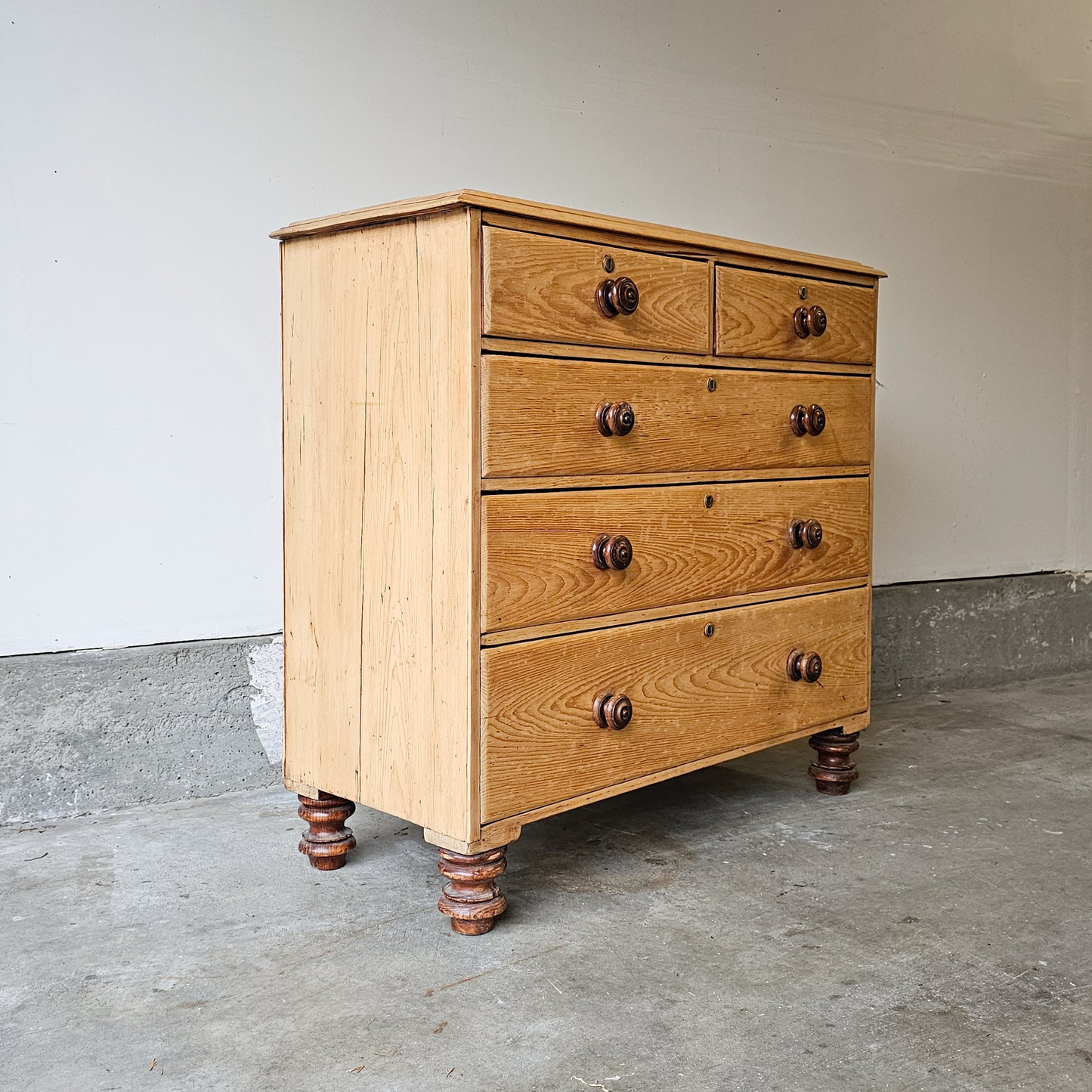 Antique English Pine Dresser - Circa 1880