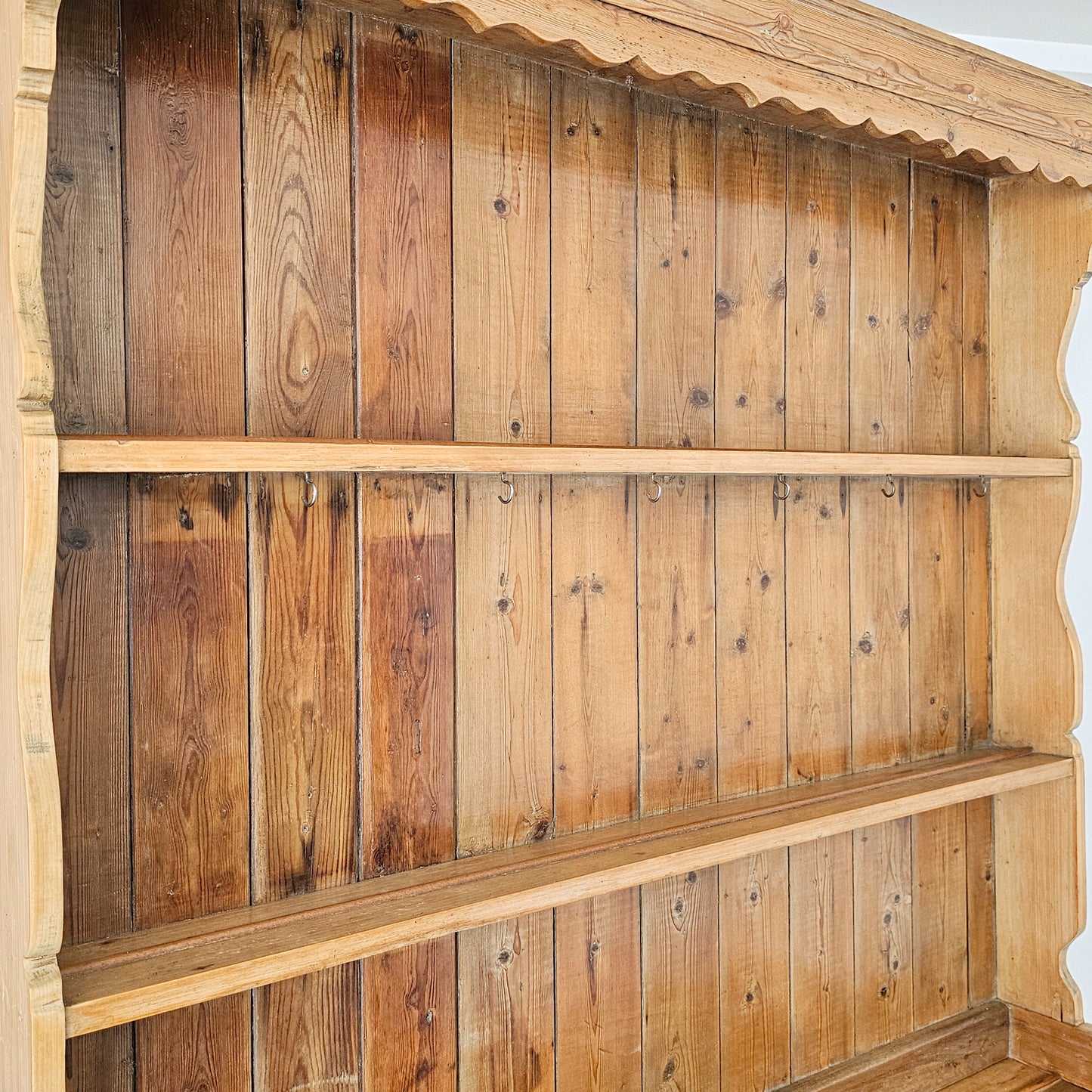 Antique English Pine Welsh Dresser - Circa 1890
