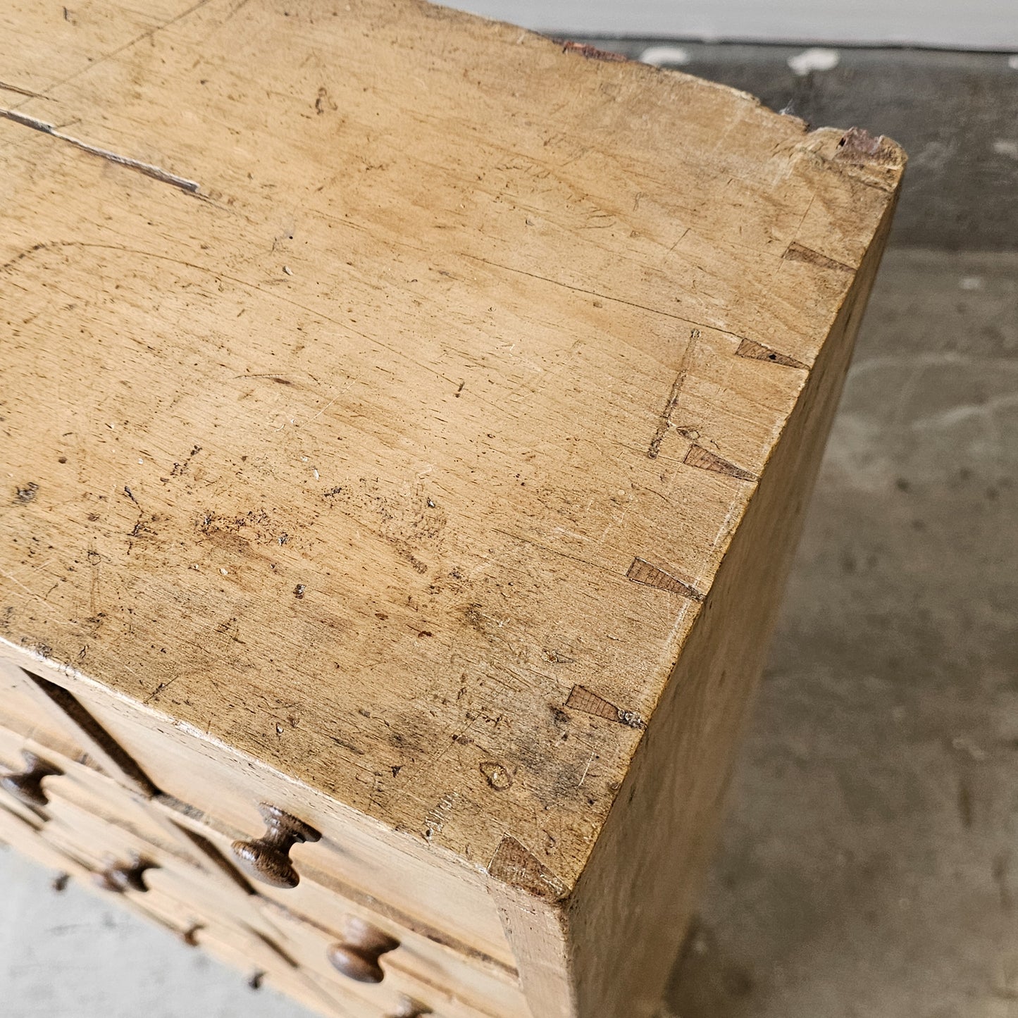 Antique English Pine Apothecary Cabinet - 1870