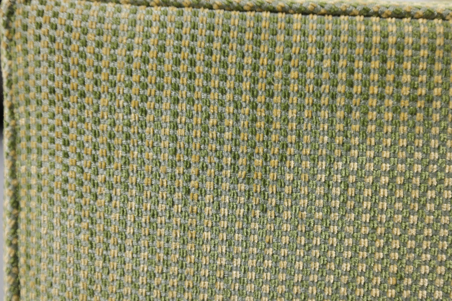 Vintage Oversized Mid-Century Green Upholstered Sofa | Circa 1970s
