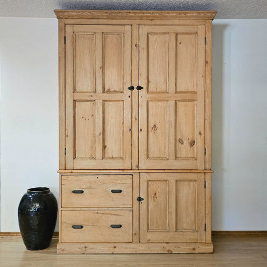 Antique Pine Housekeeper's Cupboard