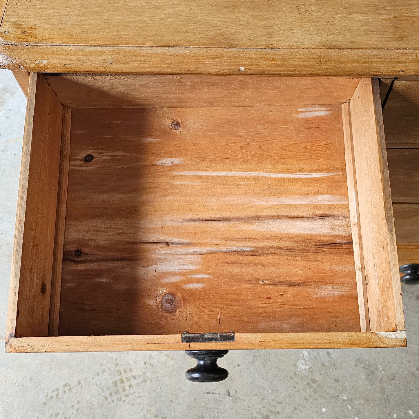 Antique English Pine Honey Tone Dresser - 1870