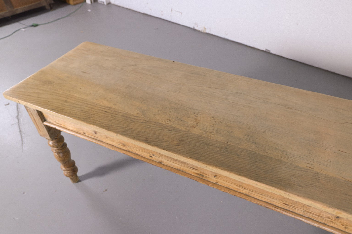 Monumental Antique English Pine Harvest Table | 12.5 Feet | Circa 1880